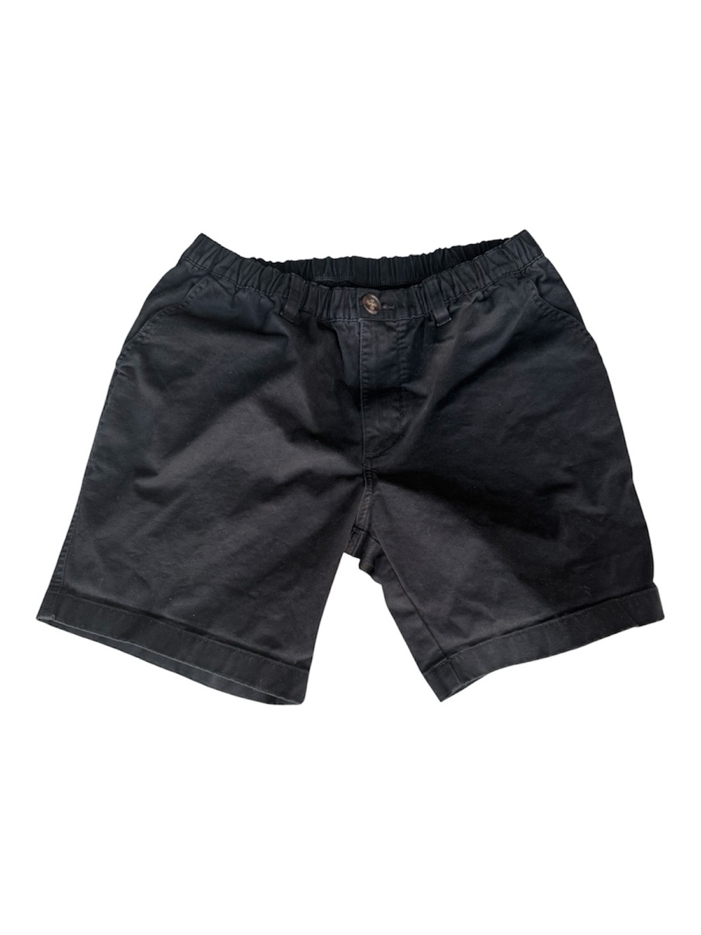 Men's Black Chubbies Original Casual Elastic-Waist Shorts 7” inseam Size Medium